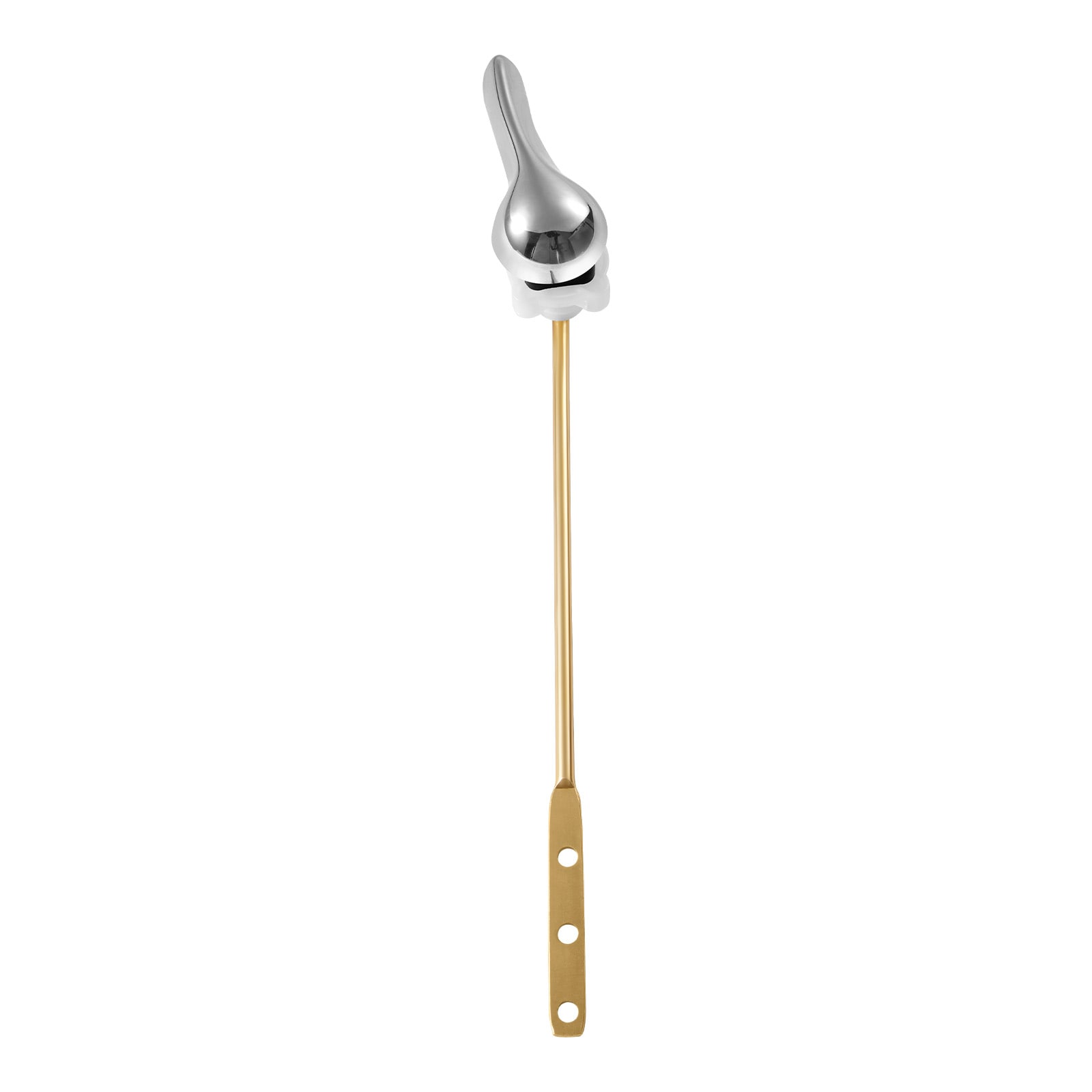 Toilet Handle Replacement Kit Front Mount Universal Toilet Flush Handle Chrome_voghion.com